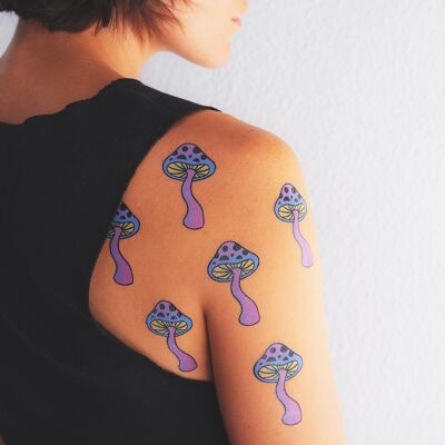 Magic Mushroom Tattoo (Pack of 2)