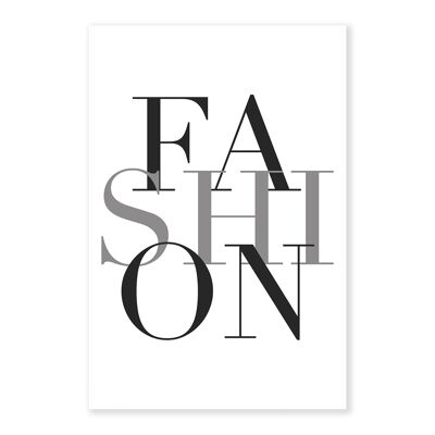 Fashion Art Print 50x70cm