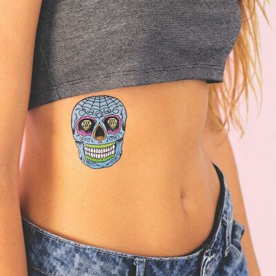 Tatuaggio TESCHIO MEX (confezione da 2)