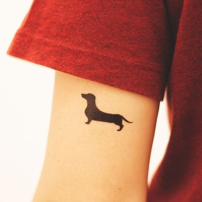 Tatouage de chien (Pack de 2)