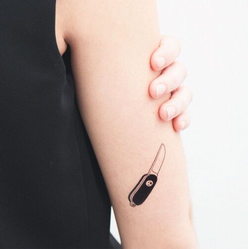Tatuaje PATCH GIRL'S KNIFE (Pack de 2)