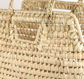 Sac paille / panier doum Nature 2