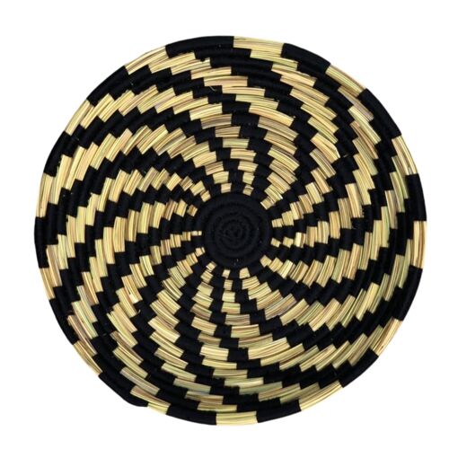 Sustainable Spiral Hand-woven Rattan Basket Bowls