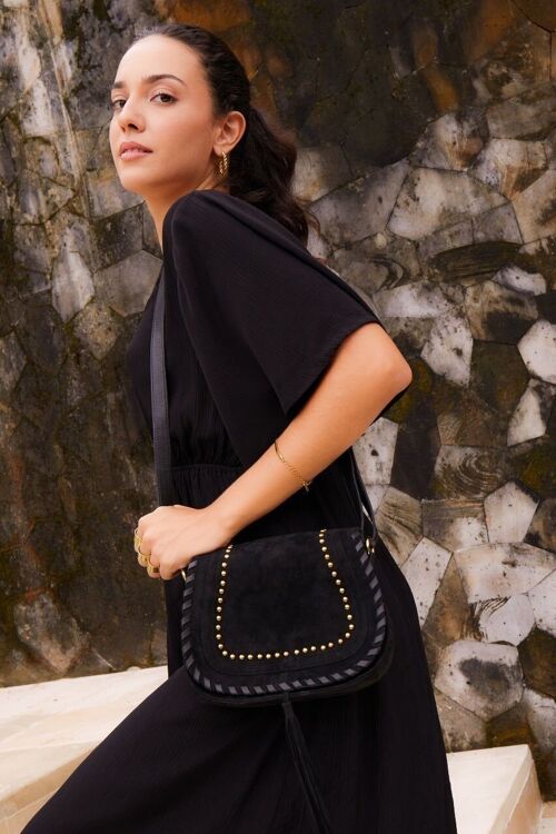 Sari Saddle Leather Bag
