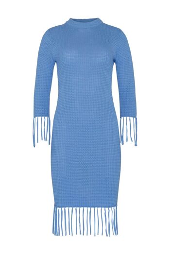 Robe Maille Liana Bleu 4