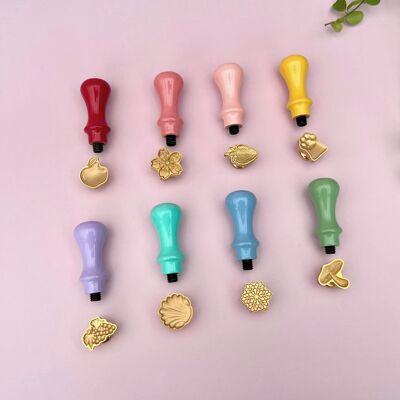 Mini 3D Wax Stamps Mix with Handle - Sealing Wax Stamp