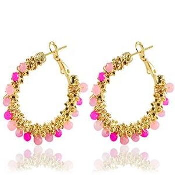 Boucles d'Oreilles Bohèmes Acier Inoxydable 7