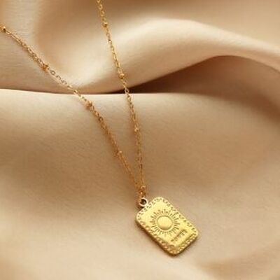 Ketting Power RVS Gold plated