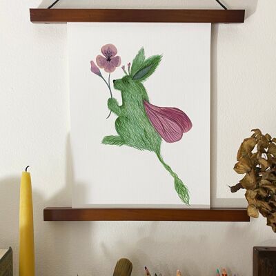 Bloom Moss A4 Print