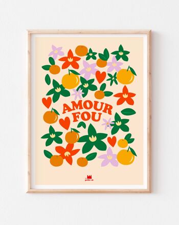 Affiche - décoration maison - Amour fou 1