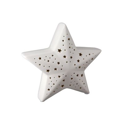 Estrella LED de Porcelana "Light Shine"