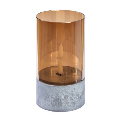 Glass lantern LED candle