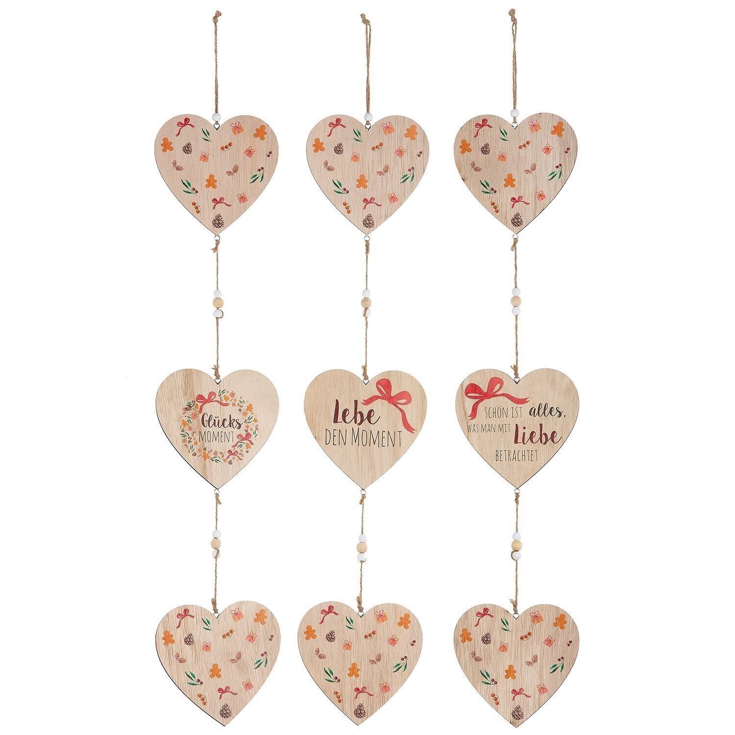 Ghirlanda in legno "Magia del Natale" assortita