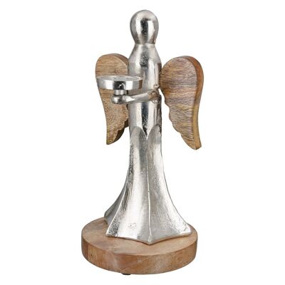 Aluminum candlestick angel