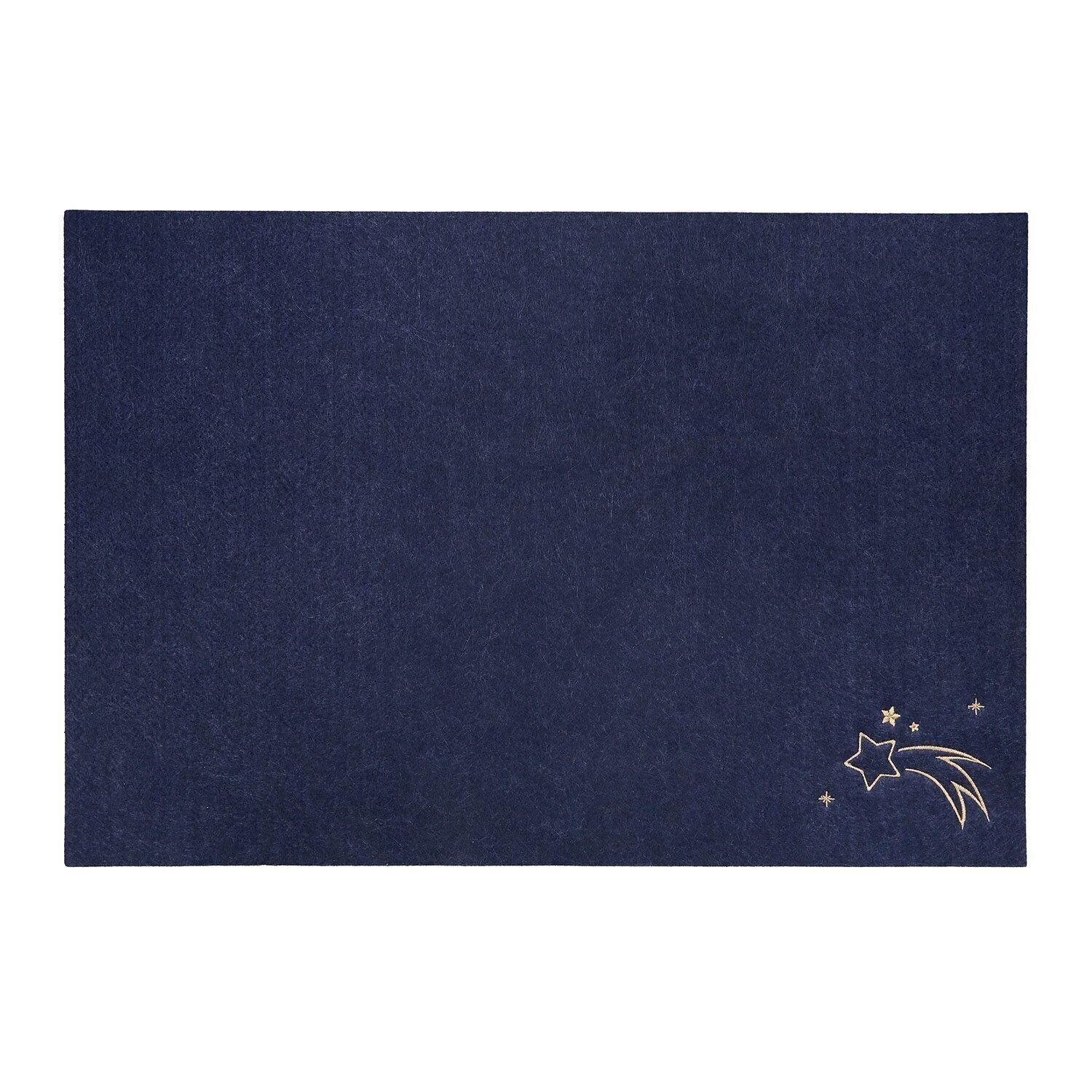 Mantel individual de fieltro rectangular "Luces Brillantes"