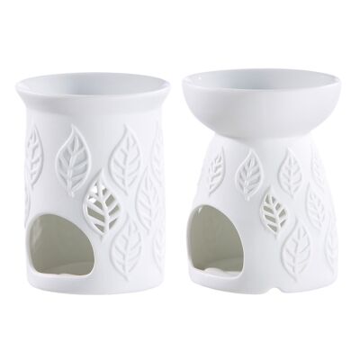 Porcelain aroma lamps "Leaves" sorted