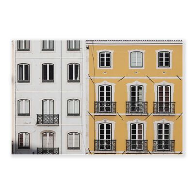 French Architecture Art Print 50x70cm