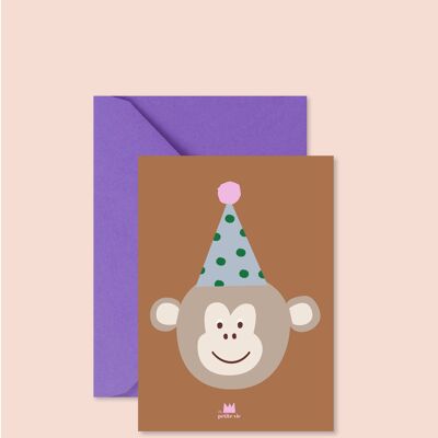 Greeting card - Monkey
