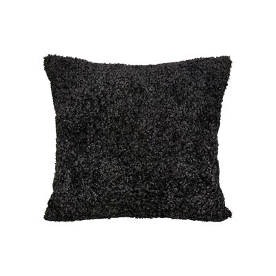 Coussin tissu/velours "Blacky"