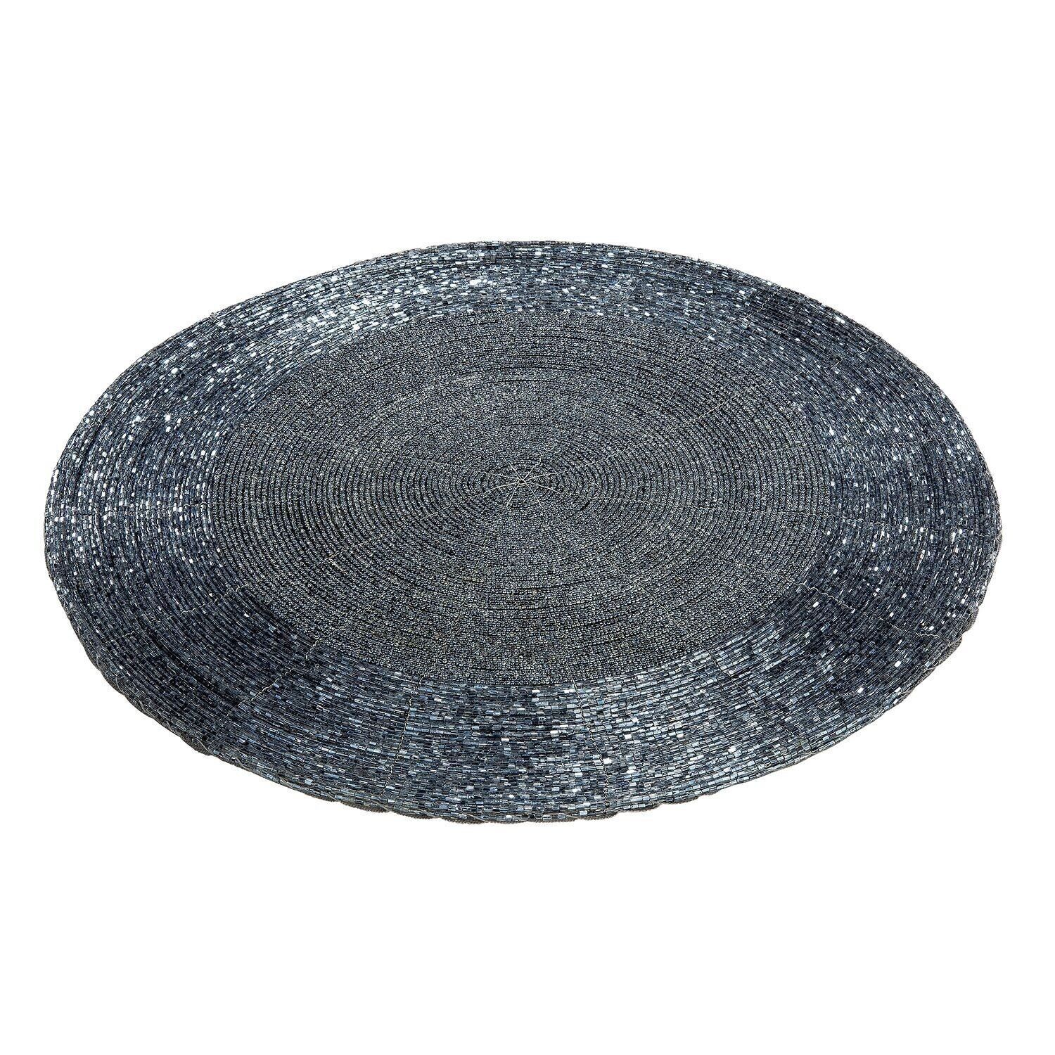 Glas Platzset Glasperlen