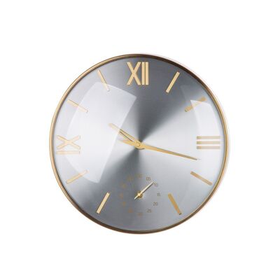 Metal wall clock "Bicolor"