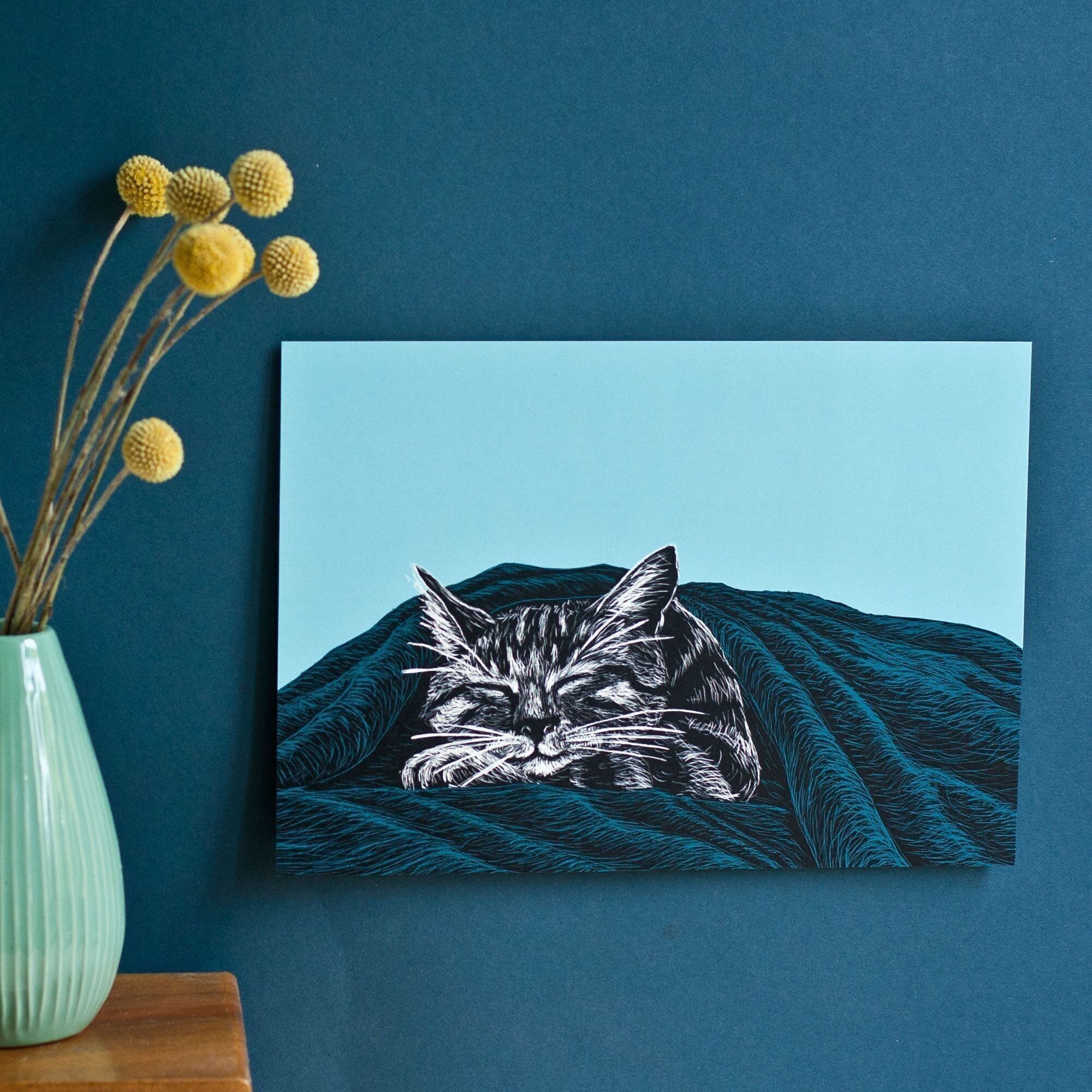 Posters | Sleeping cat A4