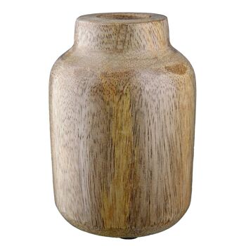 Vase en bois "Noé" 10 cm 1