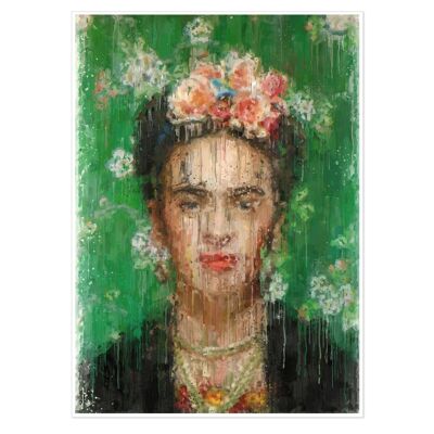 Frida Kahlo Portrait Fine Art Print 50x70cm