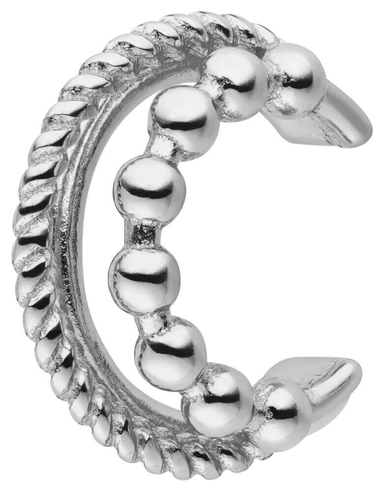 Earcuff Silber 3-fach