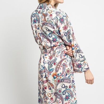 Beiges Paisley-Kleid CONCORDE