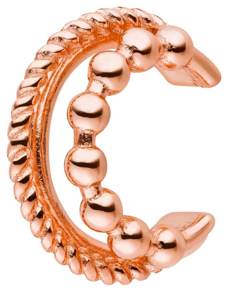 Earcuff triplo Argento - rosa