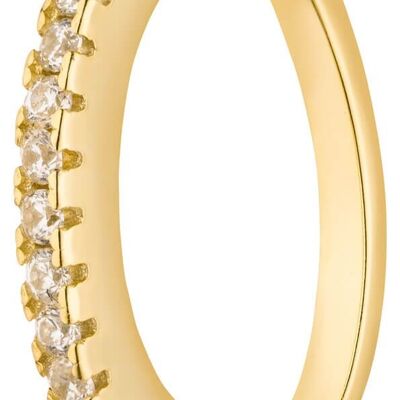Earloop argent 925 zircone - doré