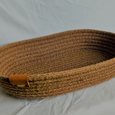 cotton rope oval basket