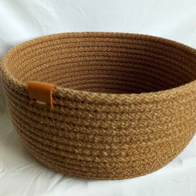 cotton rope round basket