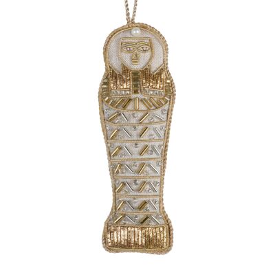 Handmade Egyptian Mummy Irish Linen Mother's Day Decoration