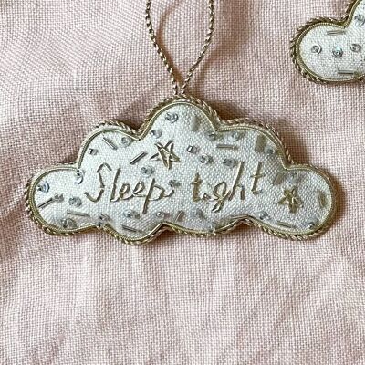 Handmade Cloud 'Sleep Tight' Irish Linen - limited edition