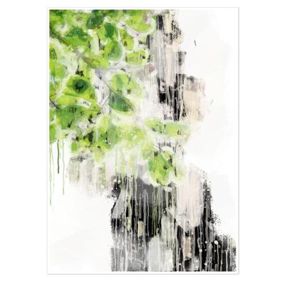 Japanese Botanical Stem Art Print 50x70cm