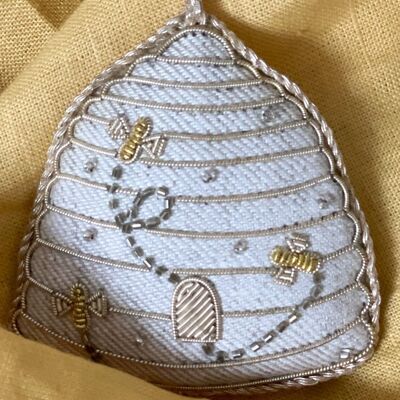 Handmade Beehive Nursery Christmas Decoration