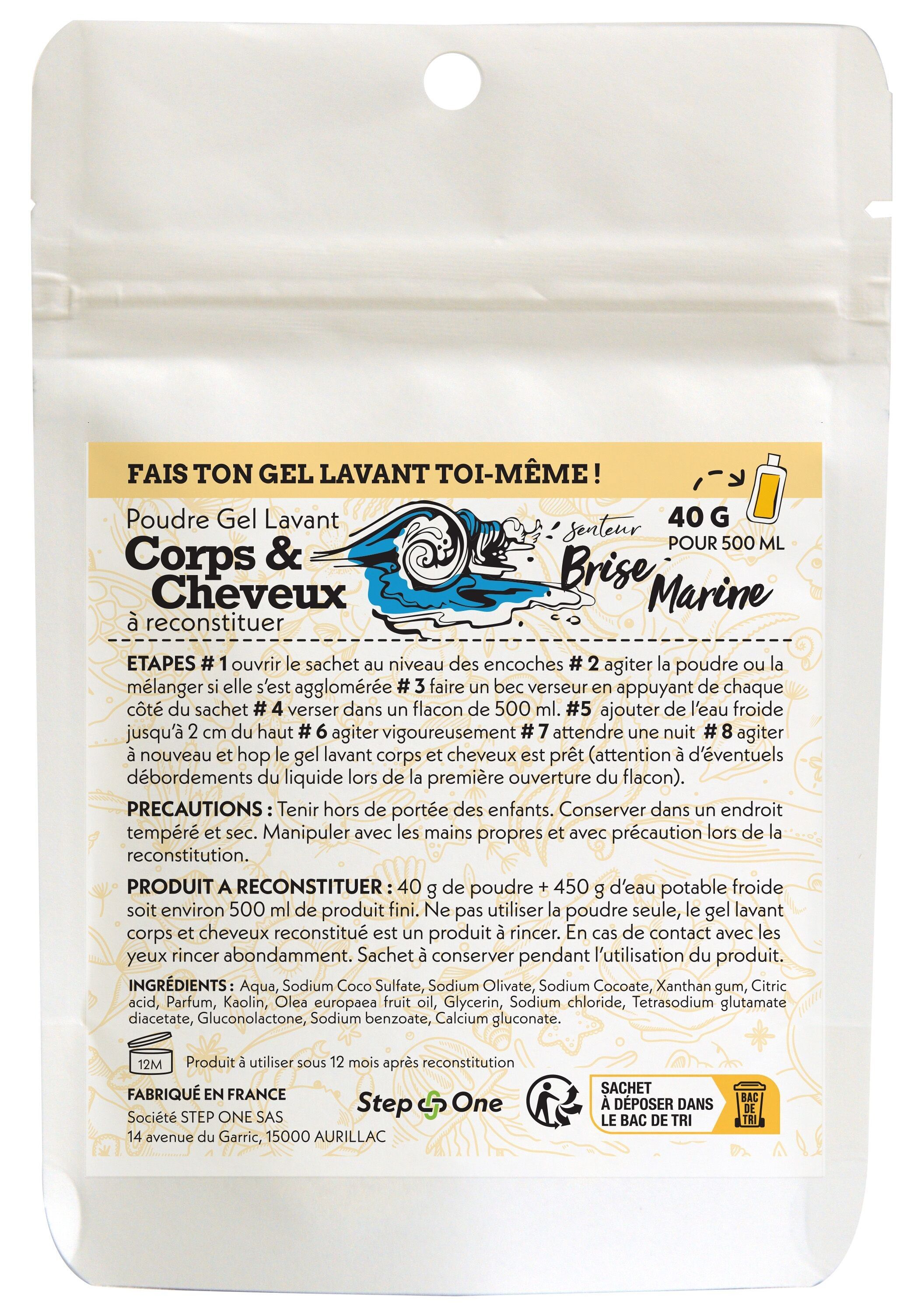 Dose 40 g Corpo e capelli Profumo Brezza Marina