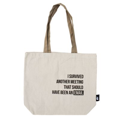 Tote bag organic cotton Office
