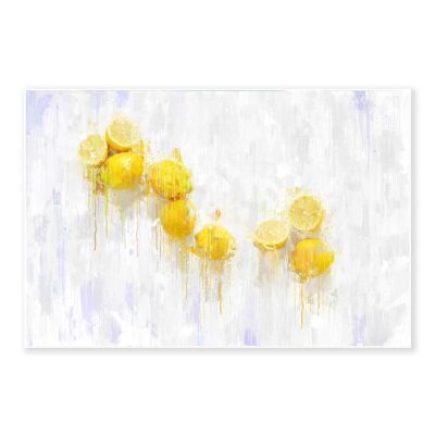 Lemons Still Life Art Print 50x70cm