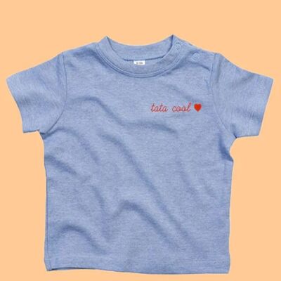 T-shirt bébé BIO personnalisable - brodé