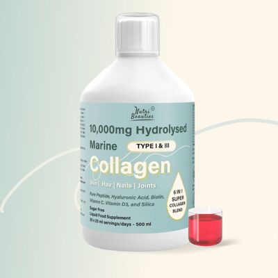 Nutri Beauties Collagene marino idrolizzato 6 in 1 10.000 mg