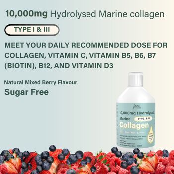 Nutri Beauties Collagène marin hydrolysé 6 en 1 10 000 mg 9