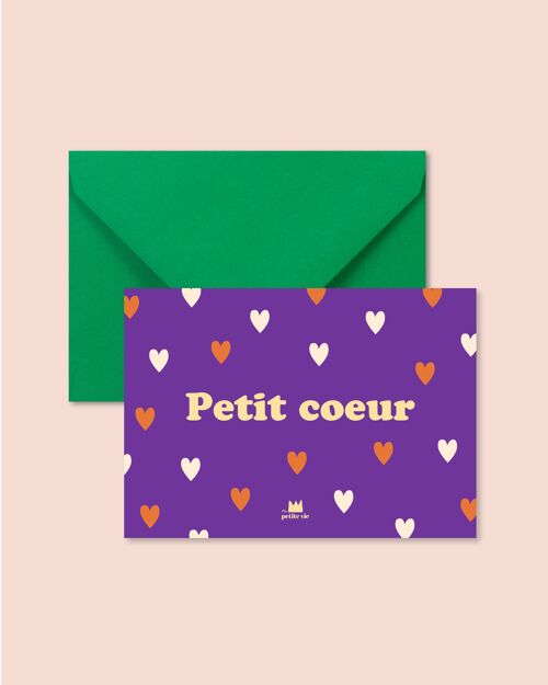 Carte de voeux - Petit coeur