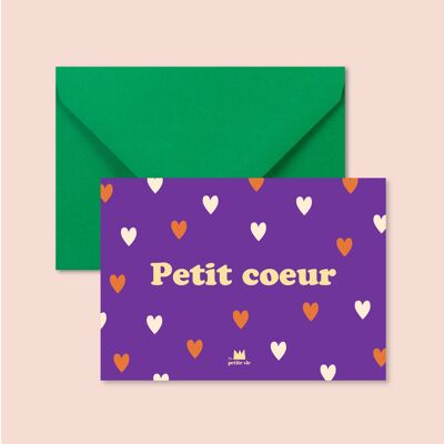 Carte de voeux - Petit coeur