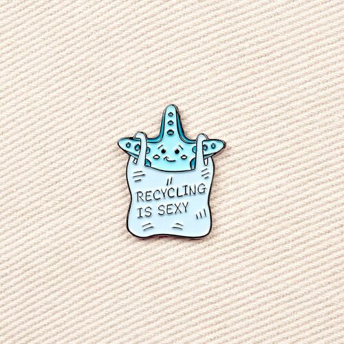 be a star, recycle pin