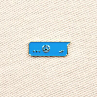 peace is the answer pin