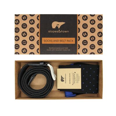Gift Box belt Virgil Limited Edition and bamboo socks