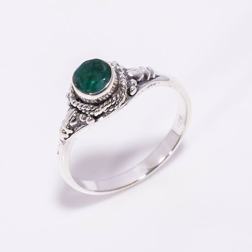 Green Onyx Handmade 925 Sterling Silver Ring